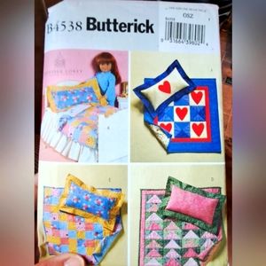 Butterick Pattern for Baby Doll Furniture 4538 Jennifer Locky Design UNCUT